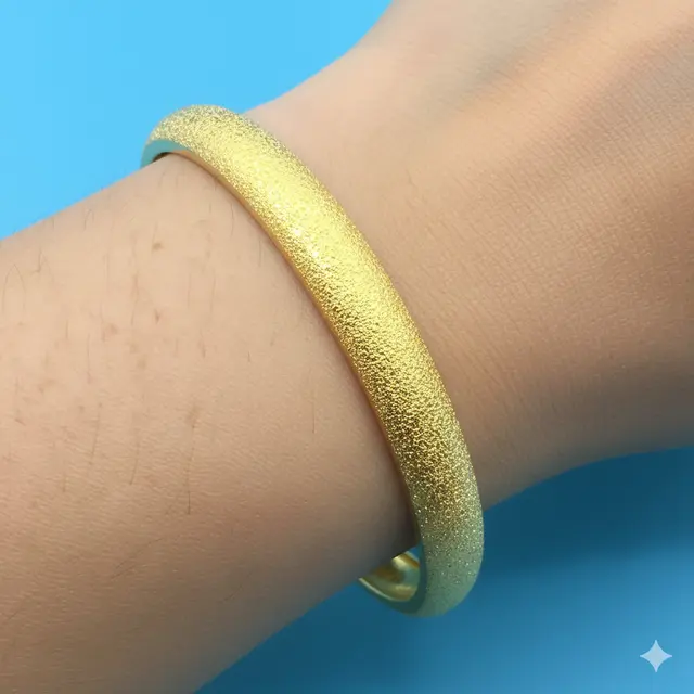 Model Gelang Emas Rantai Pasir 24K. Foto: Gemini