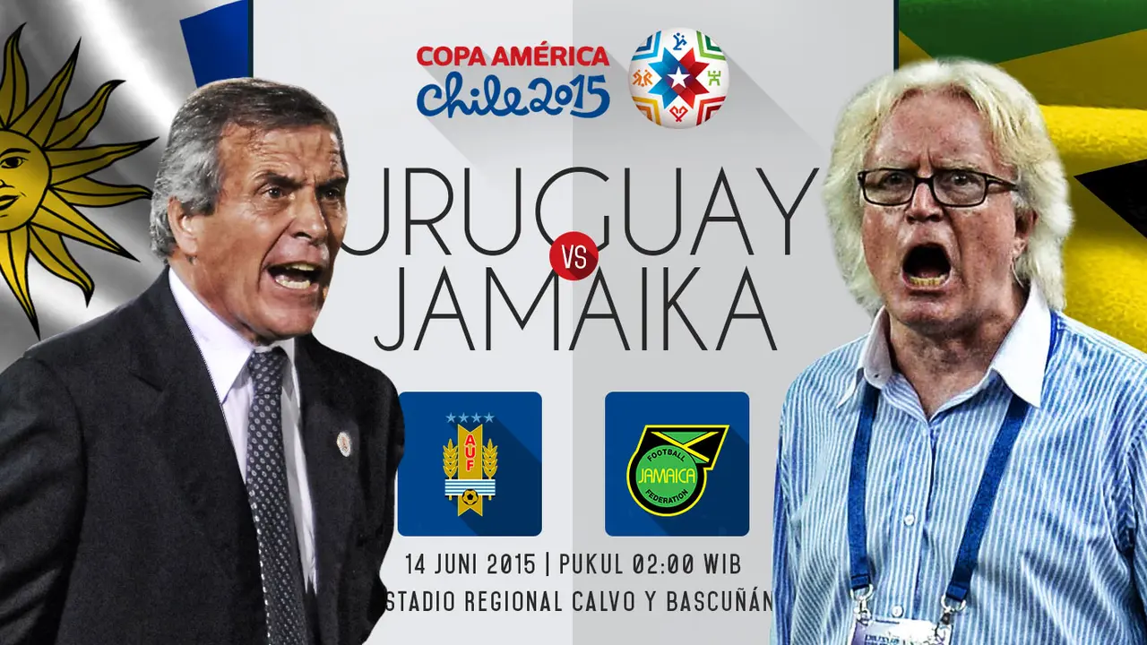 Prediksi Uruguay vs Jamaika (Liputan6.com/Yoshiro)