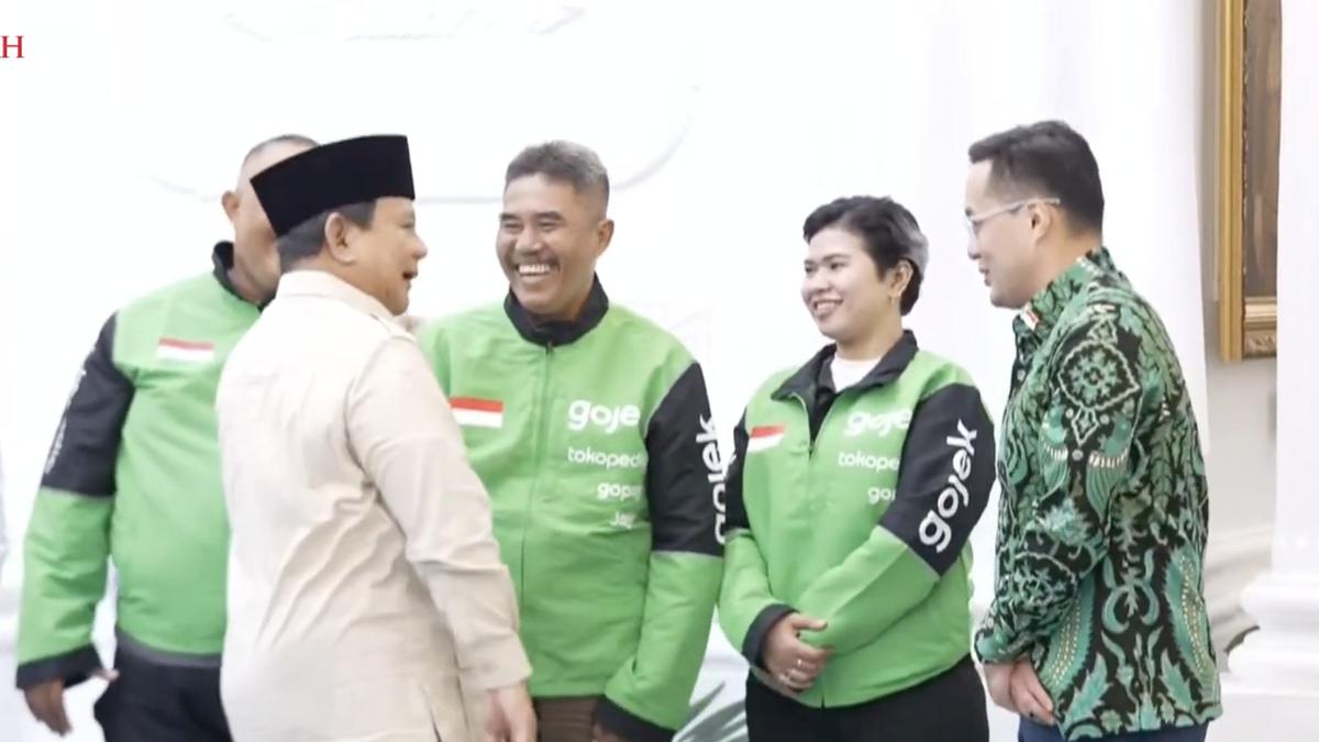 Prabowo Umumkan Ojol hingga Kurir Online Dapat Bonus Hari Raya, Begini Respons Gojek