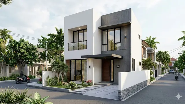 Model Fasad Rumah yang Langsung Mencuri Perhatian dari Jalan