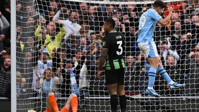 Julian Alvarez - Manchester City Vs Brighton and Hove Albion di Premier League 2023/2024