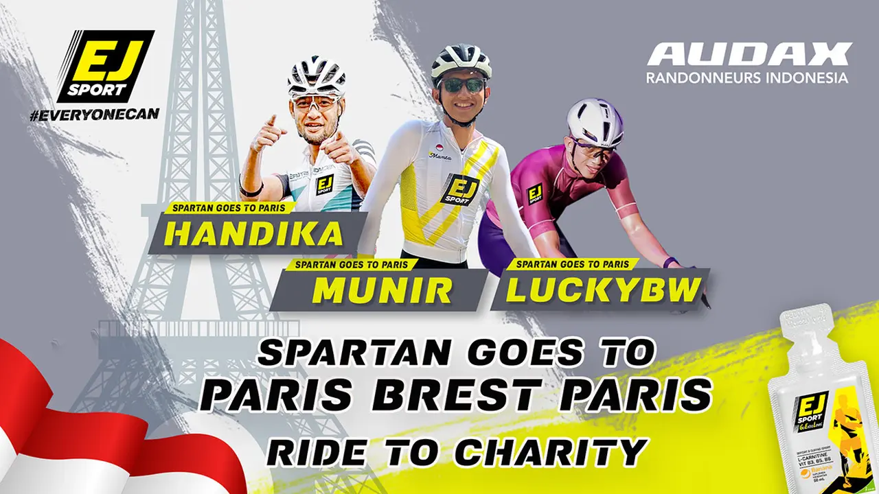 Tim Cyclist Spartan Indonesia Jajal Paris-Brest-Paris 2023