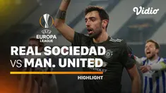 Berita video highlights leg I babak 32 Besar Liga Europa 2020/2021 antara Real Sociedad melawan Manchester United yang berakhir dengan skor 0-4, di mana Bruno Fernandes menorehkan 2 gol, Jumat (19/2/2021) dinihari WIB.