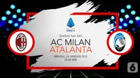 AC Milan vs Atalanta (Liputan6.com/Abdillah)