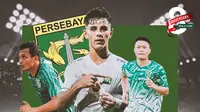 Persebaya Surabaya - Bruno Moreira, Sho Yamamoto, Ferdinand Sinaga (Bola.com/Decika Fatmawaty)