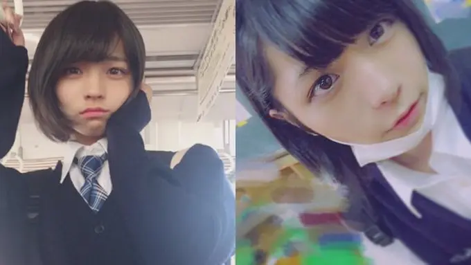 Ginsyamu yang biasa dandan cantik ke sekolah/copyight Twitter/@ginsyamu