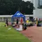 Justin Hubner menepi di pinggir lapangan dalam sesi latihan Timnas Indonesia jelang melawan Mozambik. (Liputan6.com/Dimas Ramadhan)