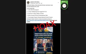 Kumpulan Hoaks Pendaftaran CPNS 2026, Simak Daftarnya