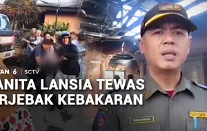 Wanita Lansia Tewas Terjebak Kebakaran