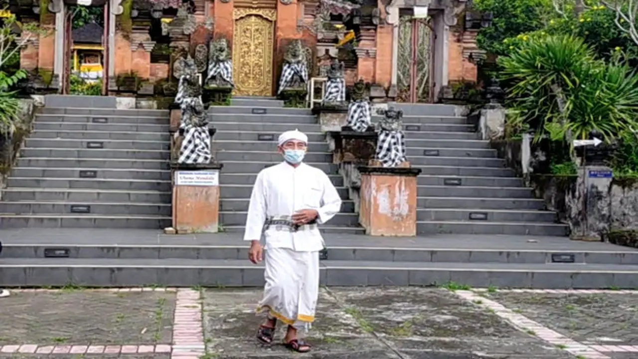 Komunitas Lintas AGama Hadir dalam Perayaan Nyepi 2021 di Pura Luhur Dwijawarsa