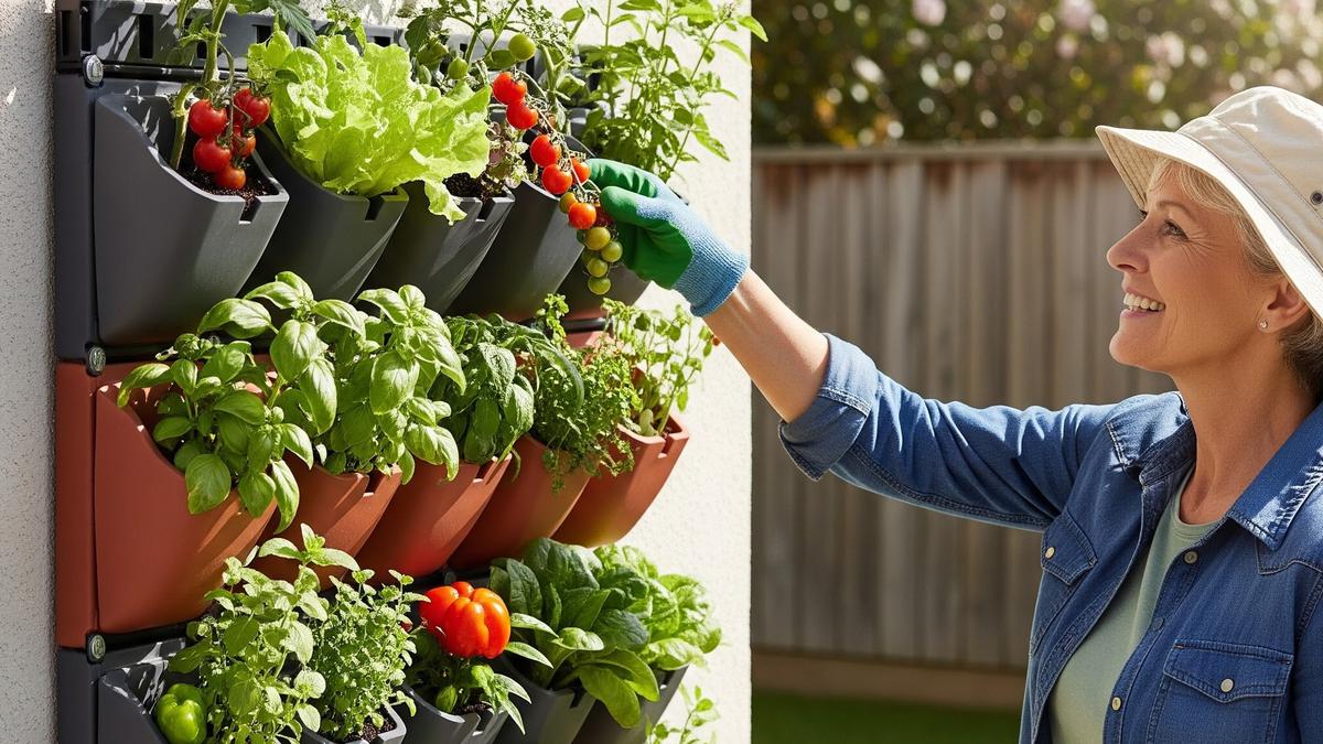 7 Kebun Sayur Vertikal di Dinding untuk Usia 50 Tahun yang Mudah Dirawat