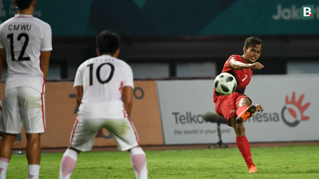 Sepak Bola : Indonesia Vs Hong Kong