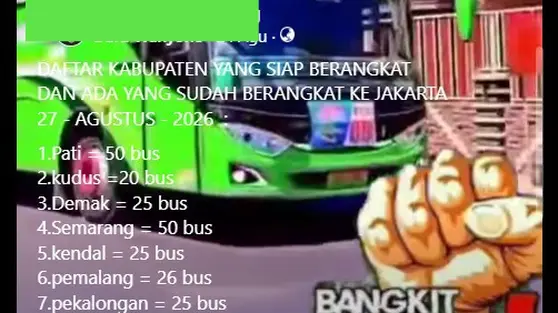 Cek Fakta: Klarifikasi Polri soal Deretan Kabupaten Siap ke Jakarta 27 Agustus 2026