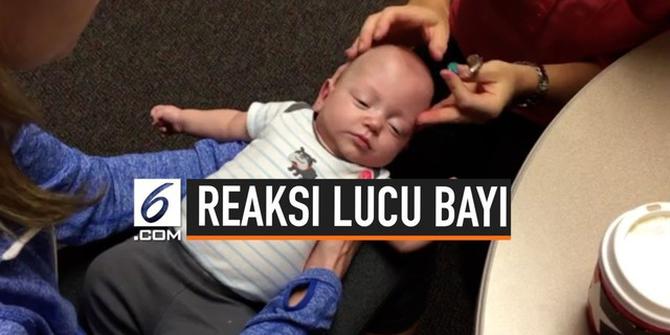 VIDEO: Reaksi Lucu Bayi Tuli Saat Pertama Kali Dengar Suara