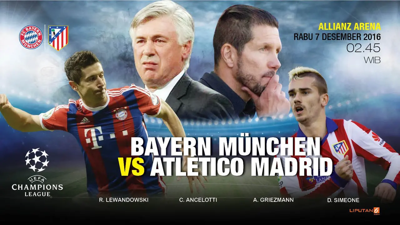 Prediksi Bayern Munchen Vs Atletico Madrid