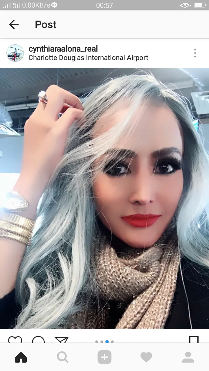 Cynthiara Alona lepas hijab (Foto: Instagram)