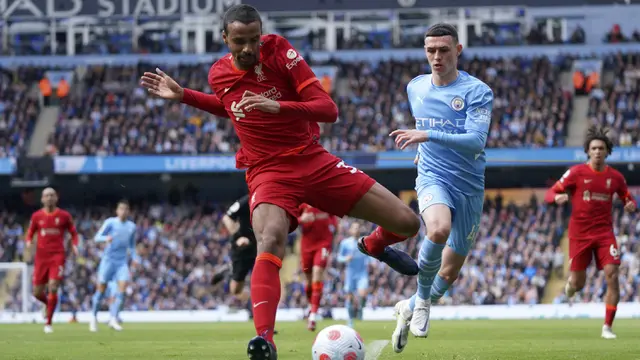 FOTO: Liverpool Tahan Imbang Manchester City pada Lanjutan Liga Inggris