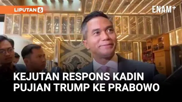 Kejutan! Bos Kadin Blak-blakan Soal Pujian Trump Ke Presiden Prabowo: Sedikit Keringetan