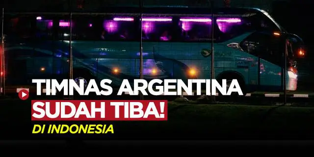 VIDEO: Dapat Pengawalan Ketat, Ini Momen Kedatangan Timnas Argentina di Indonesia