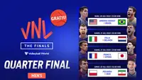 Link Live Streaming Men’s VNL 2022 Quarter Final di Vidio, 20-22 Juli 2022. (Sumber : dok. vidio.com)