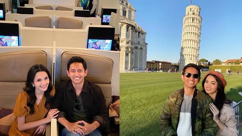 Usai dari Bali, Ini 7 Momen Bulan Madu Belva Devara dan Istri Ke Italia