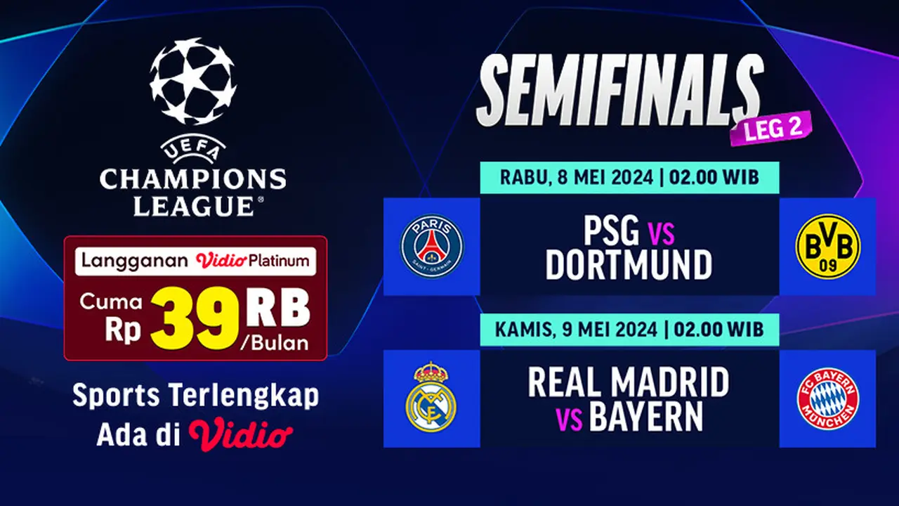 Liga Champions 2023/2024 Semifinal Leg Kedua