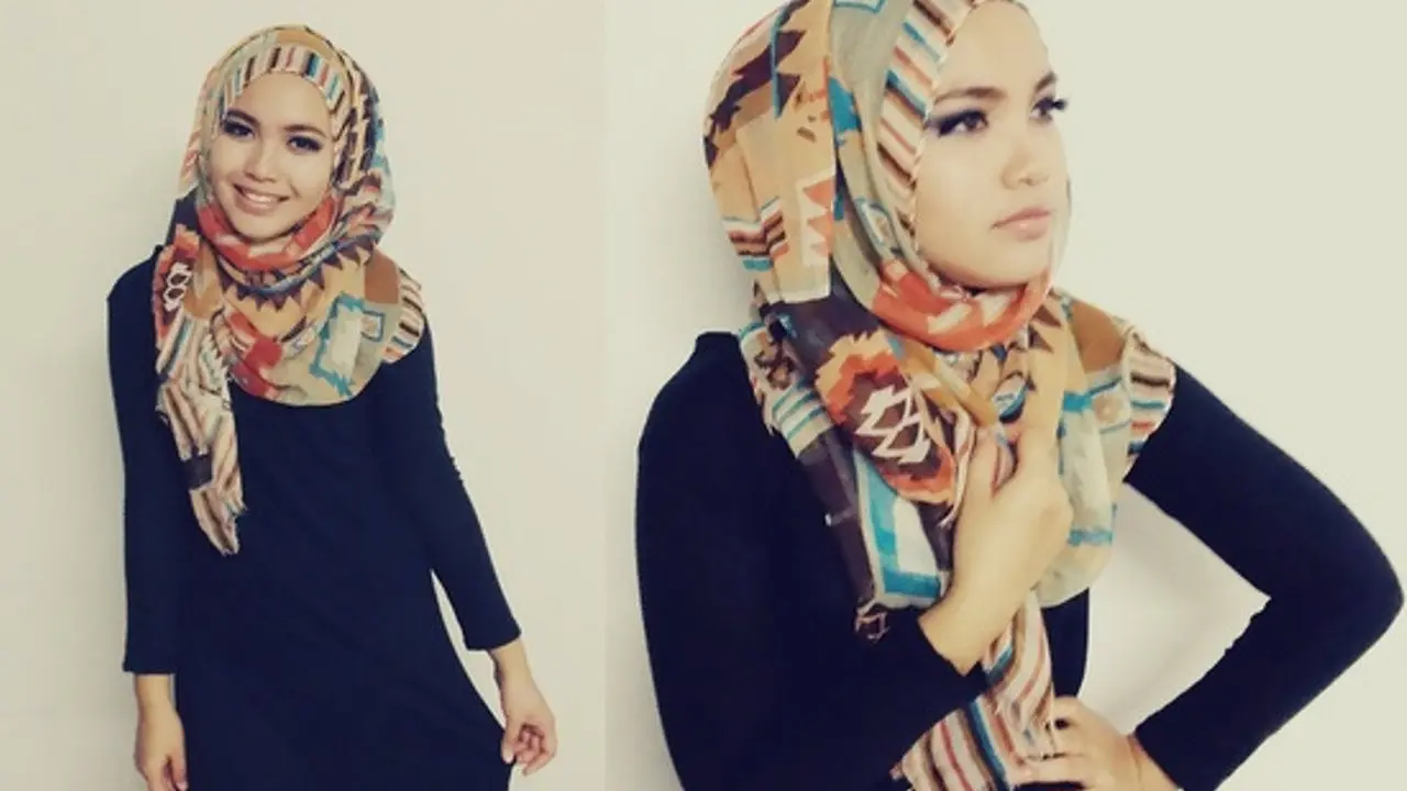 Outfit Hijab Kamu Lebih Meriah dengan Motif Tribal