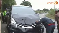 [VIDEO] Tabrak Truk Tangki, Toyota Rush Ringsek