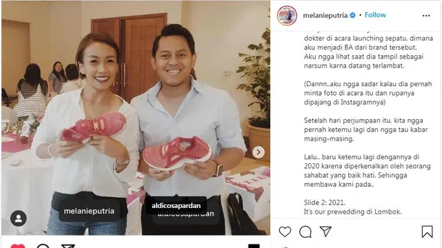 Melanie Putria ceritakan awal berkenalan dengan Aldico