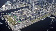 Tokyo sebagai tuan rumah Olimpiade 2020 telah mempersiapkan sejumlah fasilitas bagi para atlet yang berasal dari seluruh dunia tersebut. Termasuk Kampung Atlet. (Foto: AFP/Behrouz Mehri)