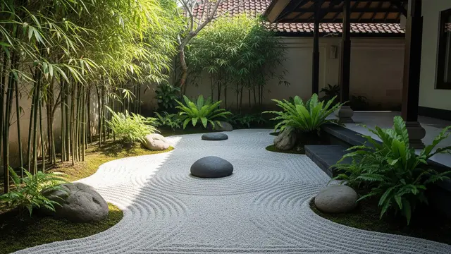 Taman Ala Zen yang Menenangkan