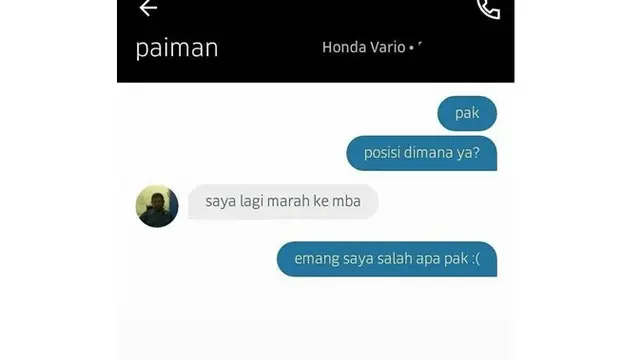 10 Chat Kocak Driver Ojol saat Jemput Penumpang Ini Bikin Geleng Kepala