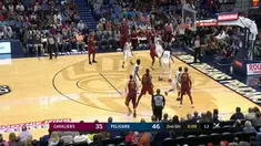 Berita video game recap NBA 2017-2018 antara New Orleans Pelicans melawan Cleveland Cavaliers dengan skor 123-101.