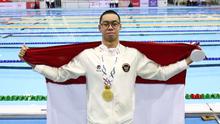Perenang Indonesia, Jason Donovan Yusuf, sukses menyabet medali emas di SEA Games 2025, Rabu (10/10/2025). Dia menjadi yang tercepat di nomor 100 meter gaya punggung putra. (Dok. PB Akuatik Indonesia)