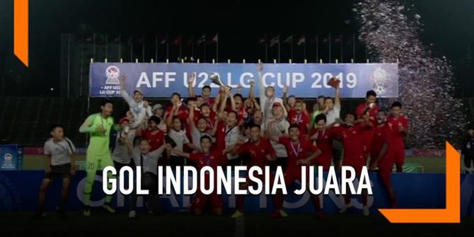 VIDEO: Deretan Gol saat Indonesia Juara Piala AFF U-22