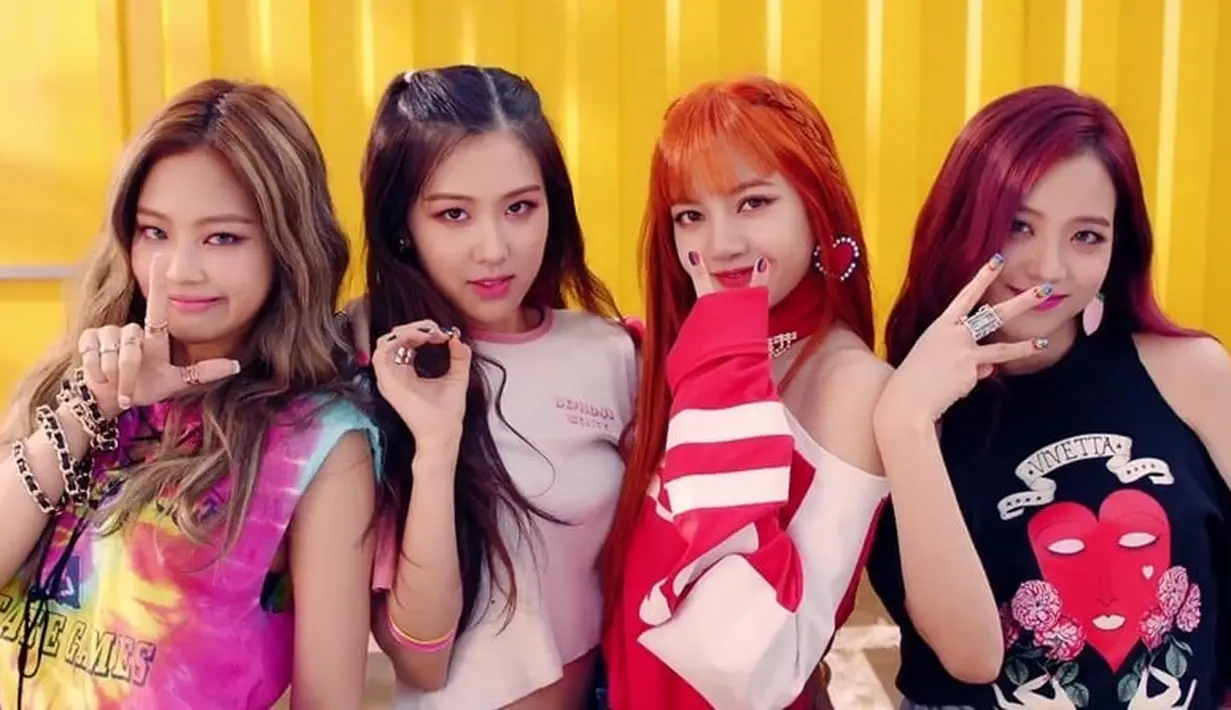 Teaser berdurasi singkat ini sendiri berupa animasi. Mereka tidak banyak memberikan banyak informasi tentang album Square Up, BLACKPINK hanya memberikan jadwal rilis album yaitu 15 Juni 2018. (Foto: Soompi.com)