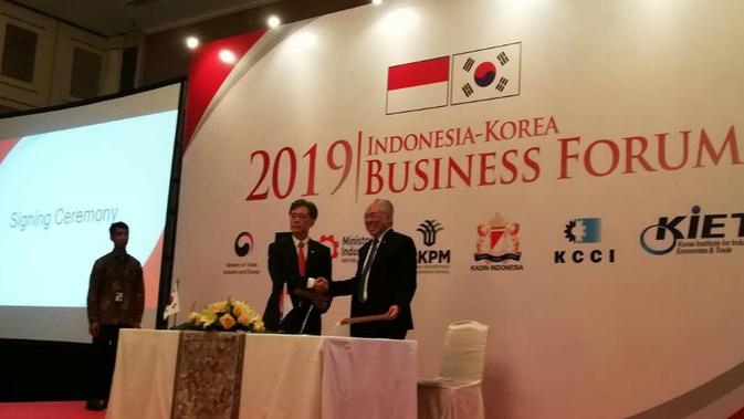 Menteri Perdagangan Enggartiasto Lukita dan Menteri Perdagangan Korea Selatan Hyun Chong Kim sepakat mengaktifkan kembali negosiasi Perjanjian Kemitraan Ekonomi Komprehensif Indonesia-Korea (lK-CEPA).