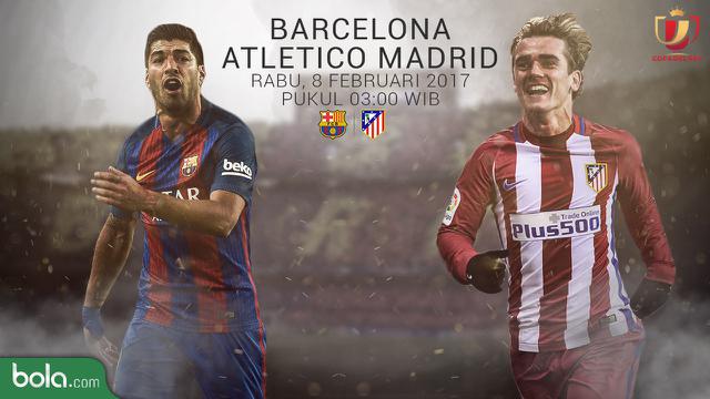 Copa Del Rey_Barcelona Vs Atletico Madrid (Bola.com/Adreanus Titus)