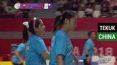 Berita video ganda putri Indonesia berhasil mengalahkan Xiao / Yang wakil China dengan skor 21-15, 21-14, Senin (8/10/2018).