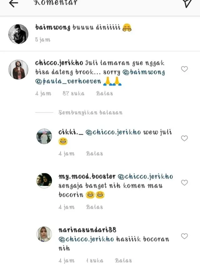 [Bintang] Baim Wong-Paula Verhoeven