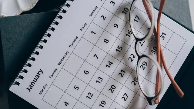 Ilustrasi bulan Januari, 1 Januari