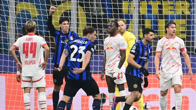 Inter Milan menang atas Leipzig di Liga Champions berkat gol bunuh diri