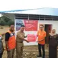 Shopee bersama Rumah Zakat resmikan Hunian Sementara di Palu. (Liputan6.com/Henry)