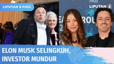 Isu perselingkuhan Elon Musk dan istri Co-Founder Google mencuat, Sergey Brin putuskan mundur sebagai investor di perusahaan Bos Tesla tersebut. Elon Musk juga akan hadapi sidang tuntutan dari Twitter akibat pembatalan akuisisi.