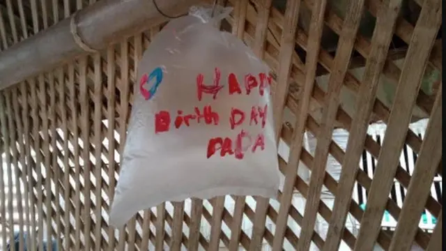 Viral Bocah Bikin Balon dari Plastik untuk Kejutan Ulang Tahun Ayahnya
