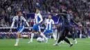 Vinicius Jr berhasil mencetak dua gol ke gawang tuan rumah pada menit ke-55 dan ke-66. (AFP/Josep Lago)