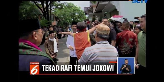 Tekad Rafi Ahmad Fauzi Bertemu Jokowi Berbuah Manis