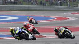 Valentino Rossi sempat memimpin di lap-lap awal