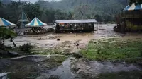 Banjir melanda sejumlah kecamatan di Kabupaten Cianjur, Jawa Barat. (Foto: Dok. Potensi SAR Ciamjur)