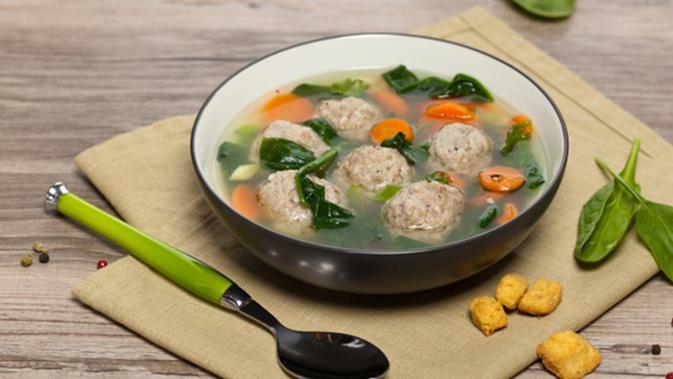 Resep Sayur Bayam Bakso Segar Lifestyle Fimela Com